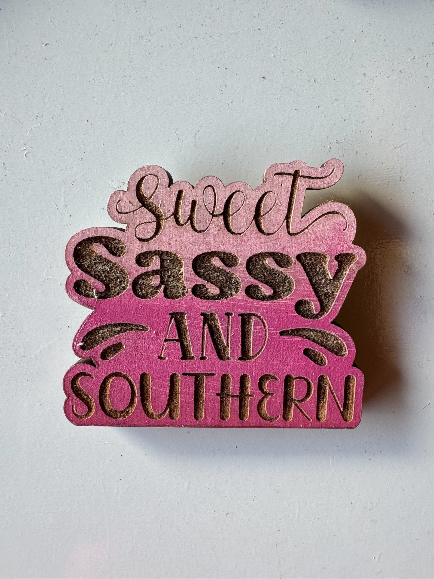 Sweet, sassy & Southern Fridge magnet