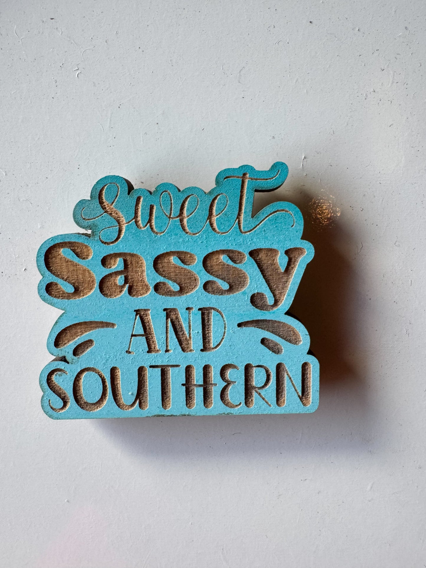 Sweet, sassy & Southern Fridge magnet
